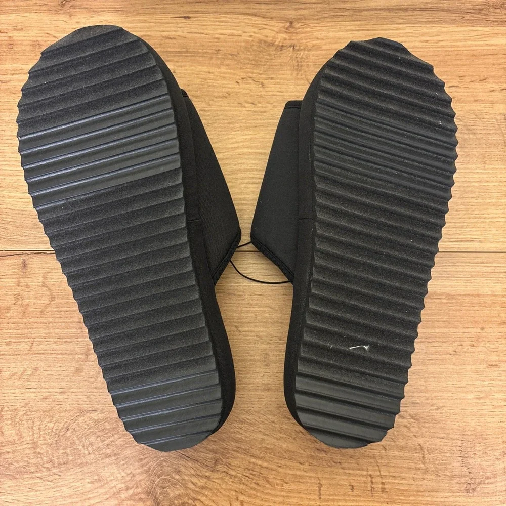ABOUND Fabric Slide Sandal Black Men Size Small 7-8 Athletic Lounge Comfort